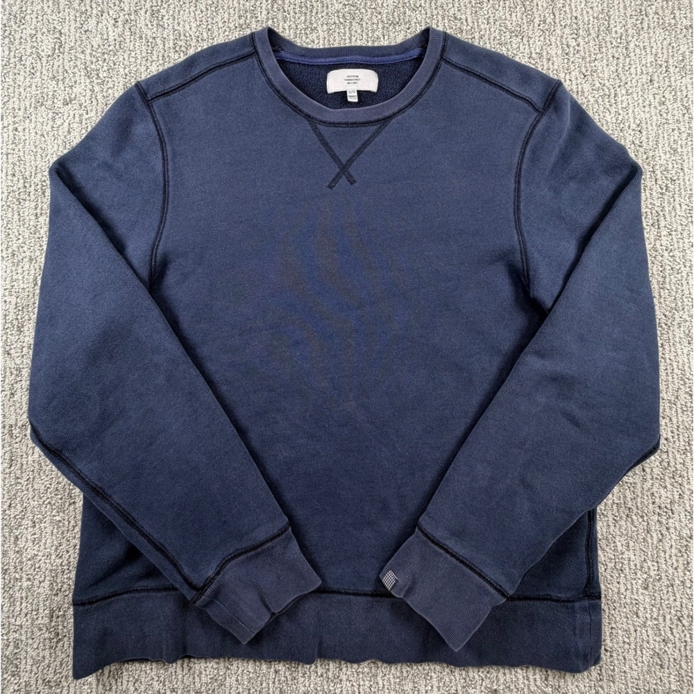 Jack Spade Sweatshirt Mens XL Blue Warren Street Crewneck P2RU1393